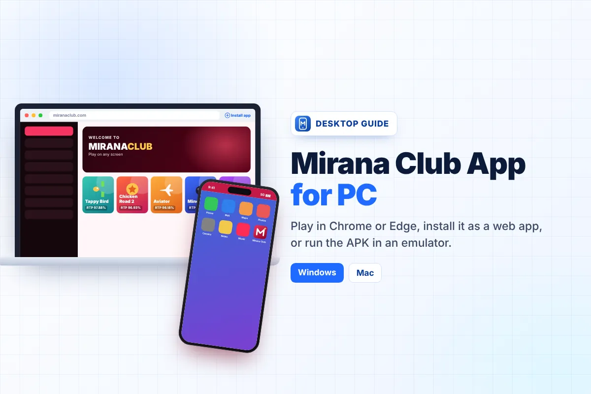 Mirana Club App for PC – Play on Windows & Mac (3 Easy Methods)